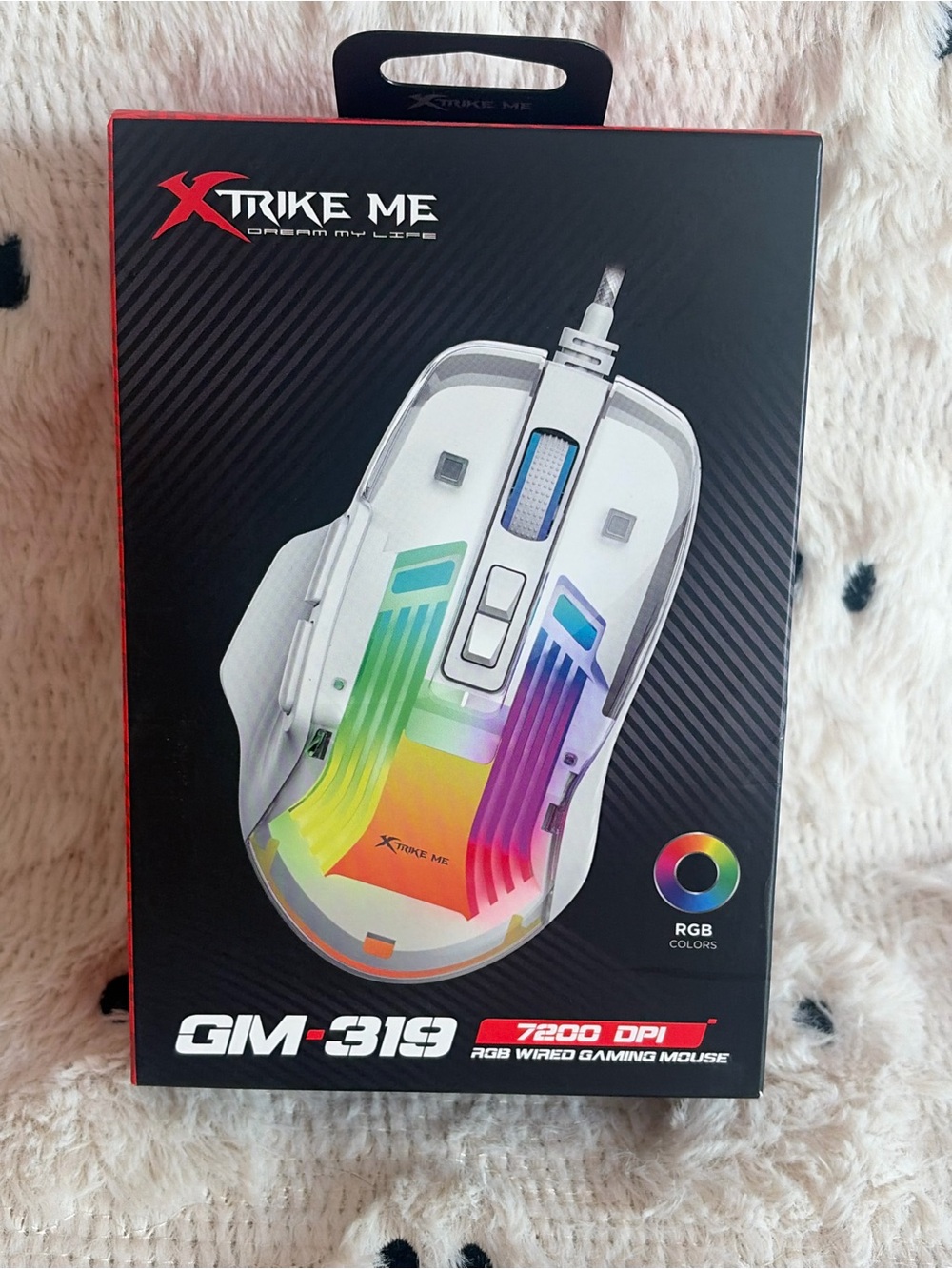 X strike me RGB wired Gaming mouse brand new